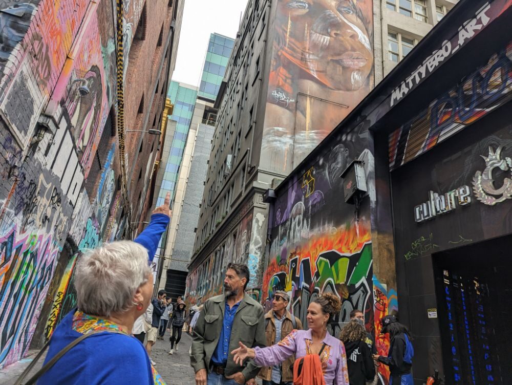 Exploring the graffiti art of Hardware Lane in Melbourne