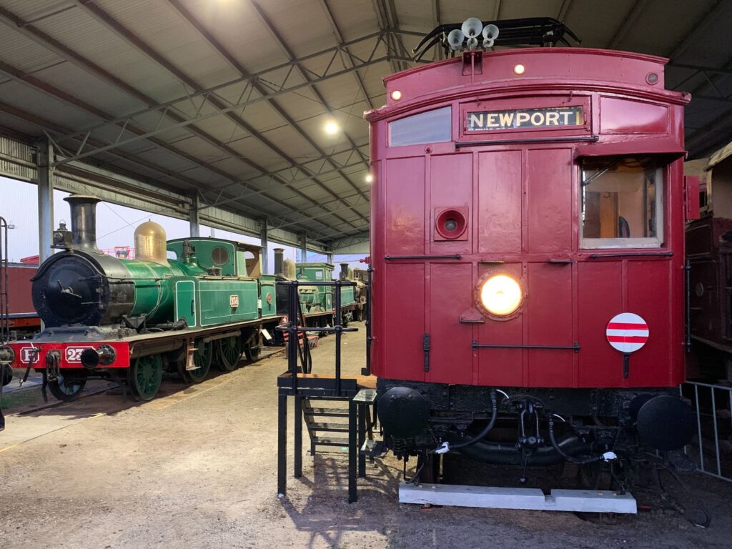 Trains at Newport Railway Museum, seniors card Melbourne