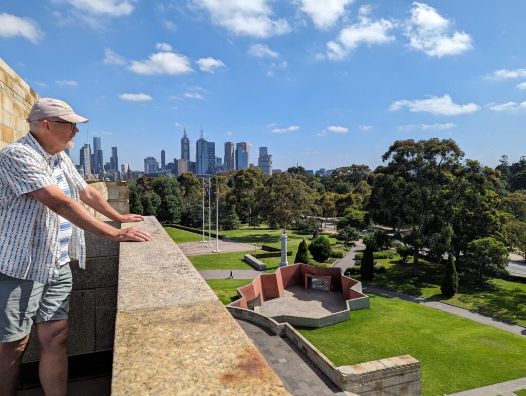 View from the Balcony, Melbourne Shrine of Remembrance