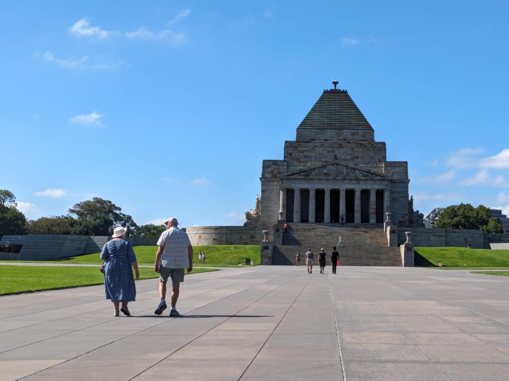 Exterior of Melbourne Shrine of Remembrance