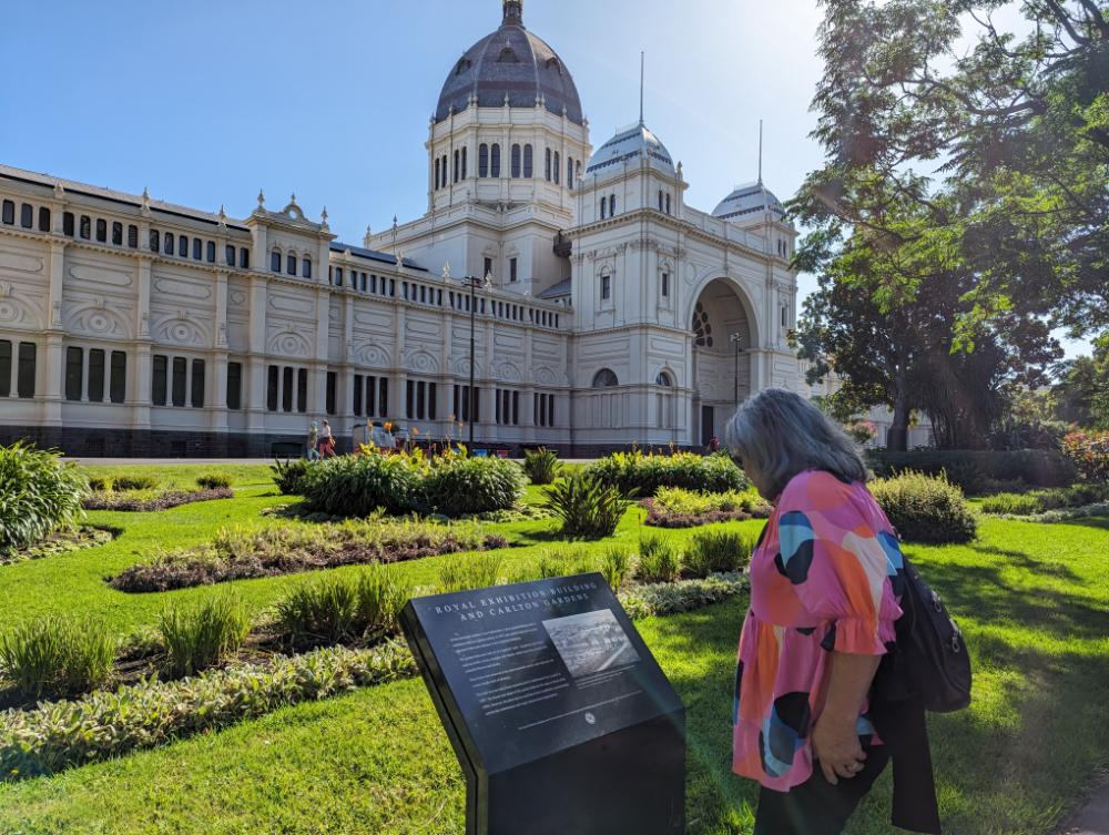 exterior Melbourne's Royal Exhibition Building.