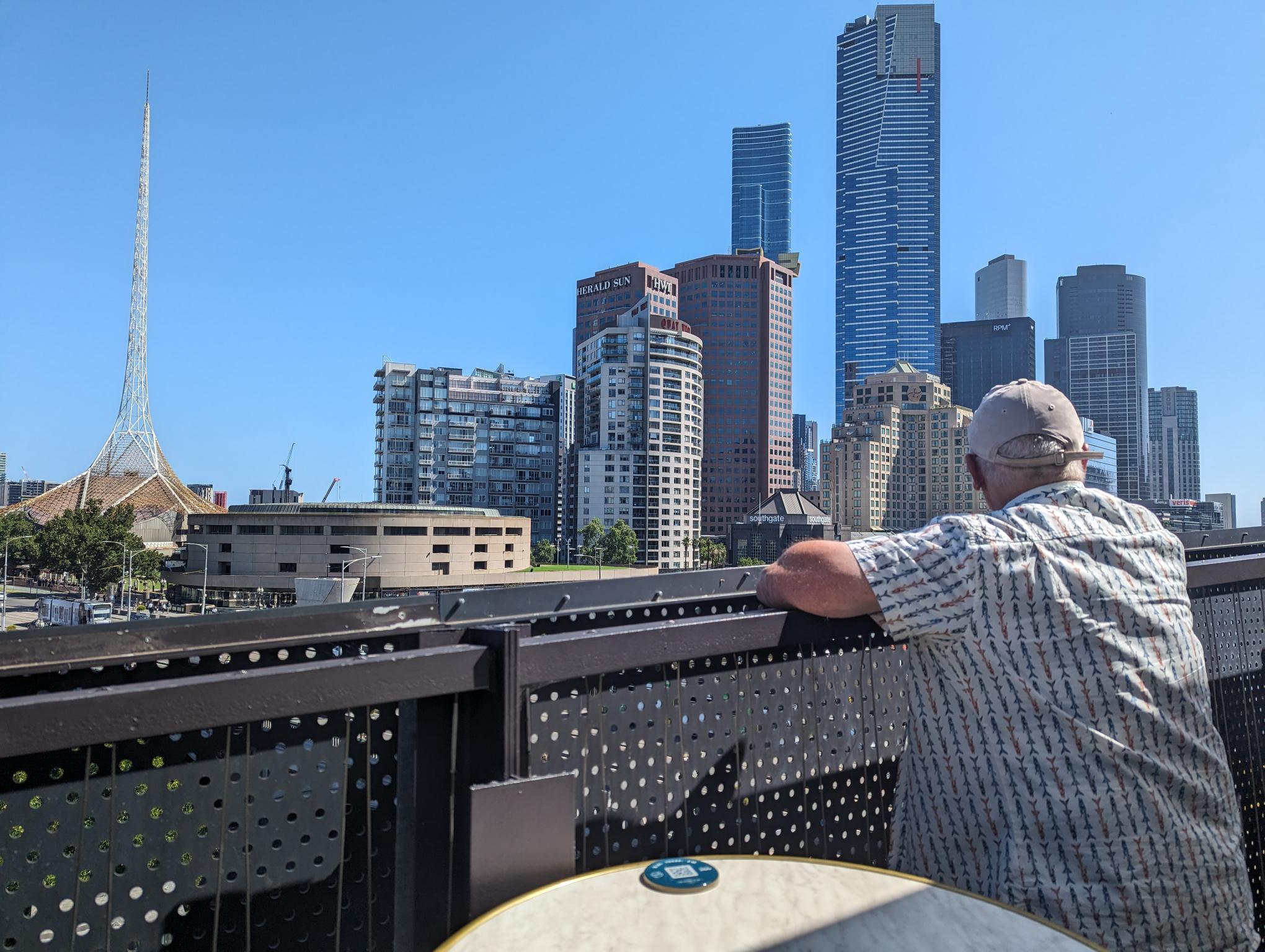 Transit Rooftop Bar, balcony view