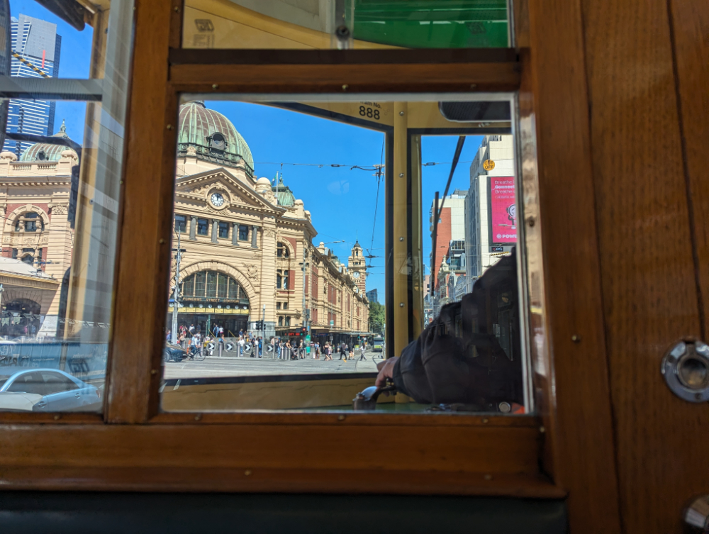 Onboard the Melbourne Free Tram
