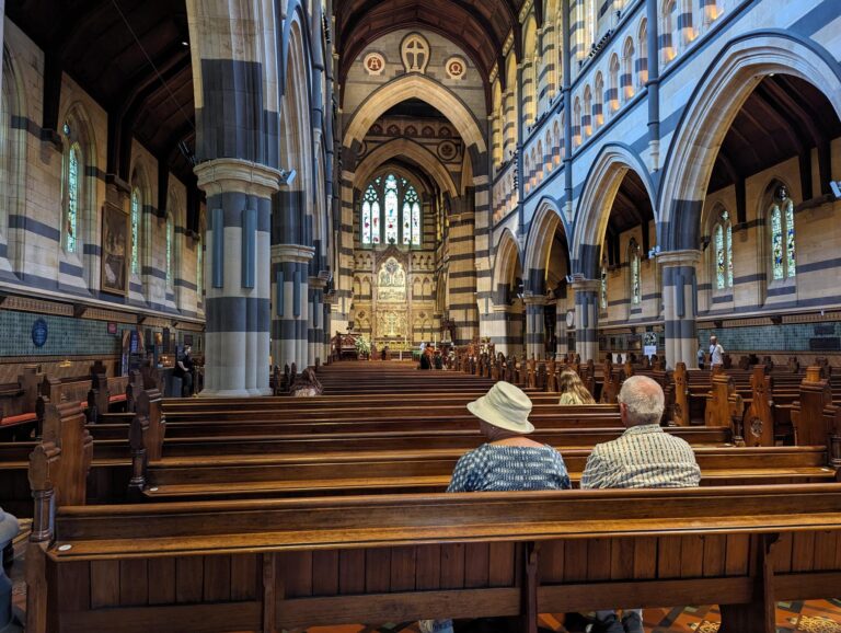 Inside St Paul's Cathedral Melbourne