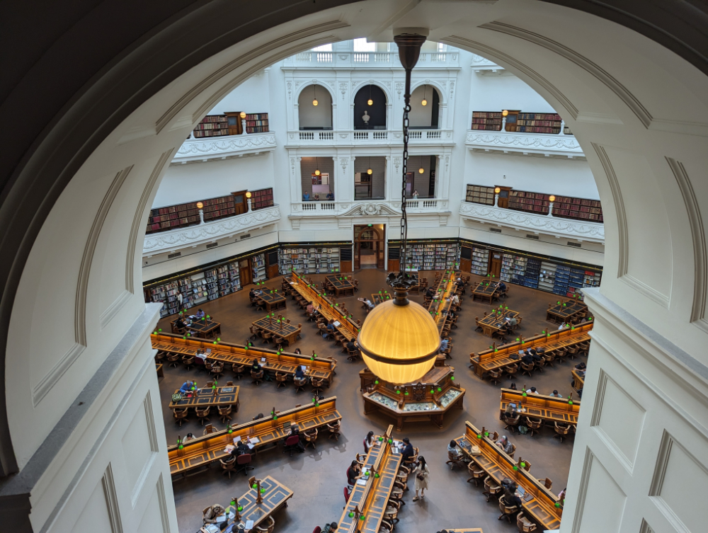 View from the Dome, State Library Victoria