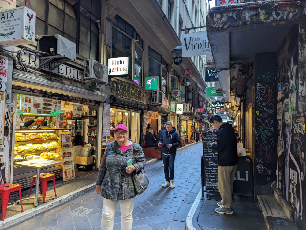 Centre Place, on the Melbourne free walking tour