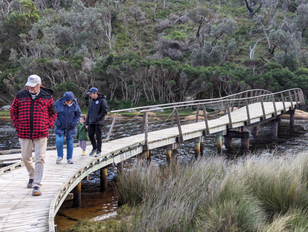 The Loo-Errn boardwalk 20 minutes drive from our wilsons promontory accommodation