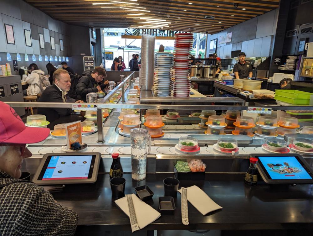 sushi hub interior