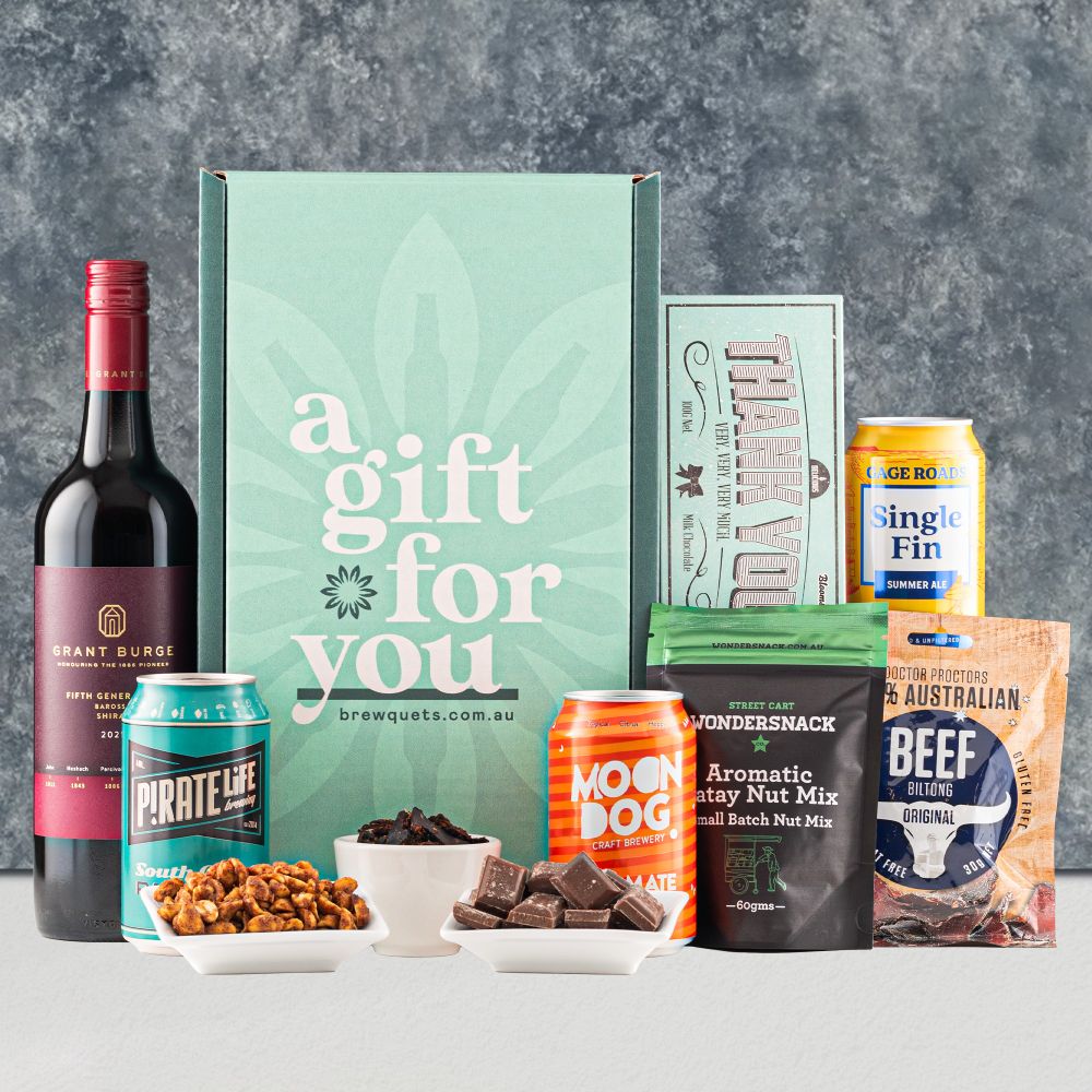 Father's Day Melbourne gift ideas - Brewquets hamper arrangement