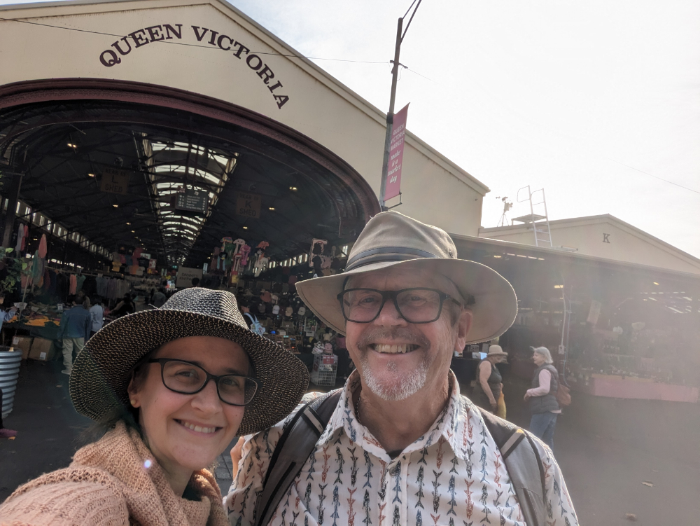 Shopping at Queen Victoria Market