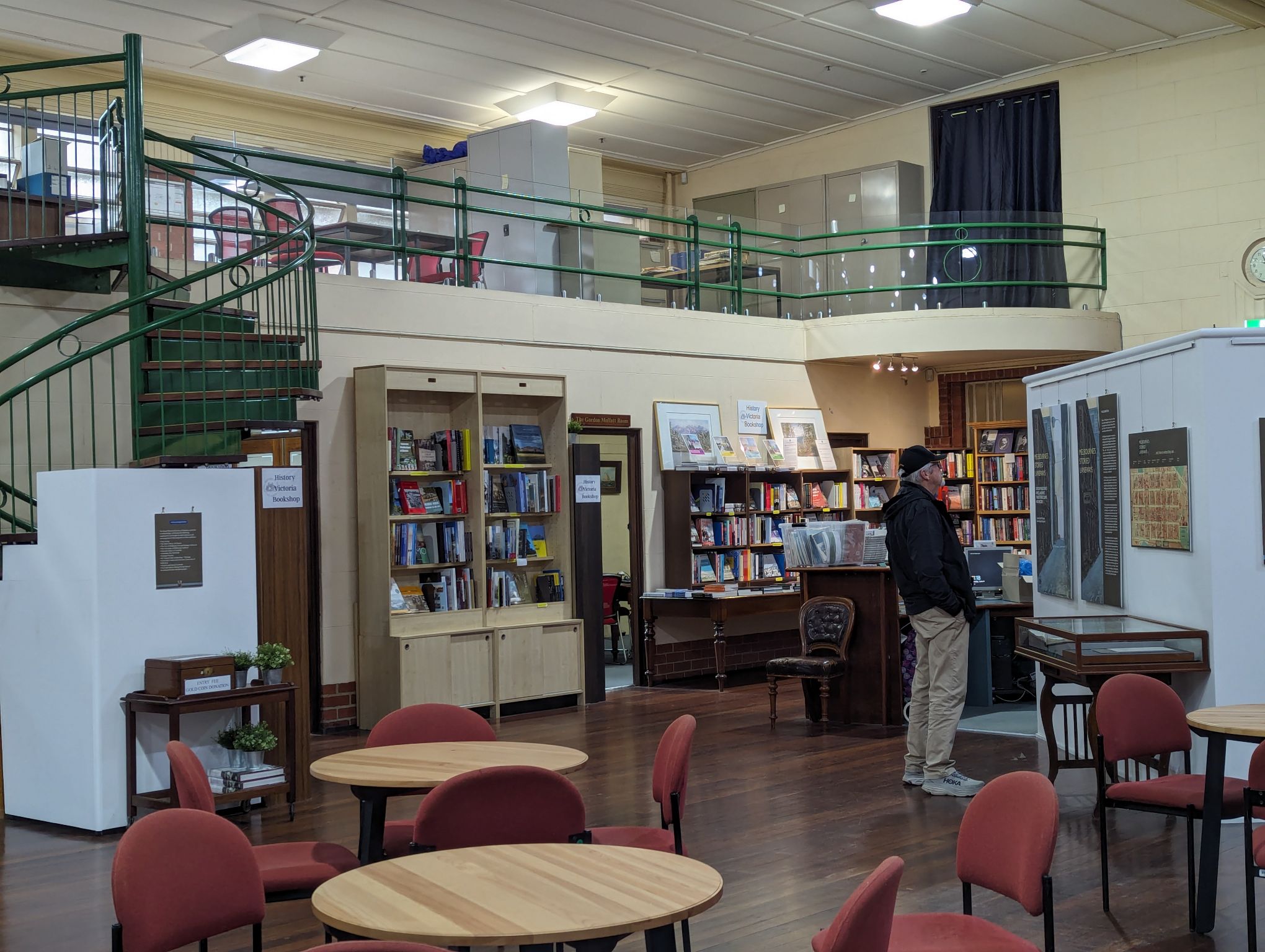 Inside view of the Royal Historical Society of Victoria