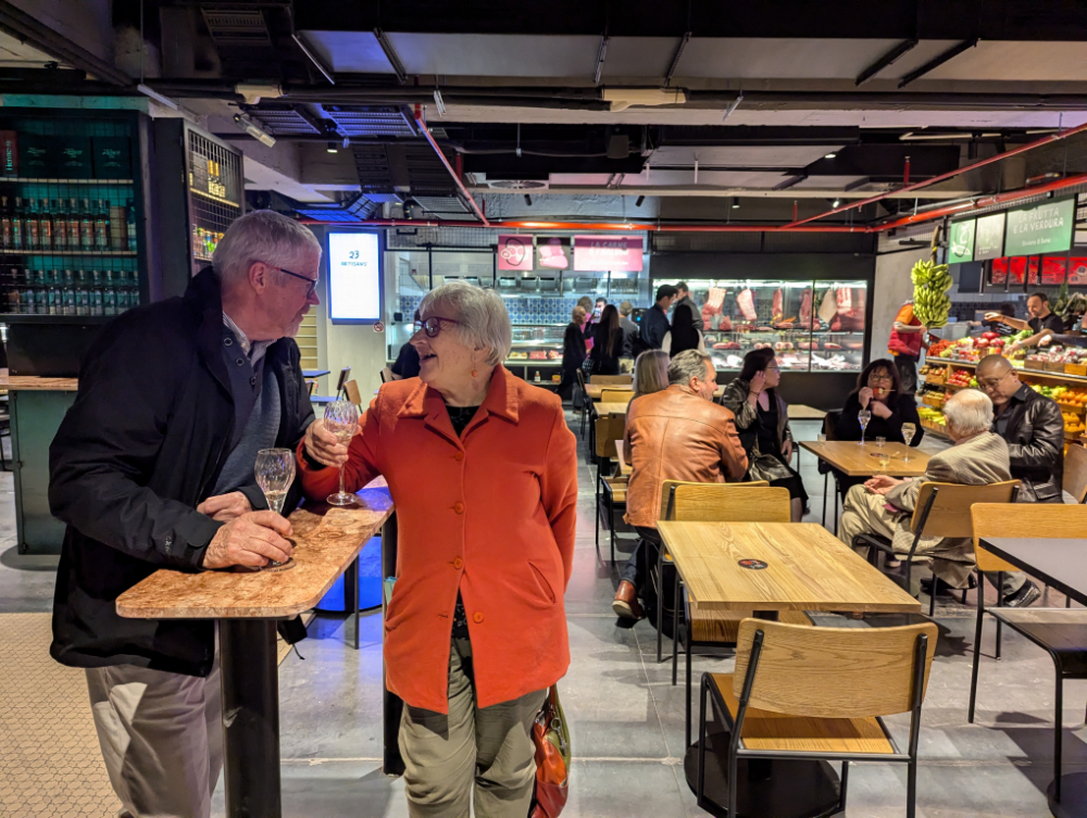 View of basement level at il Mercato Centrale