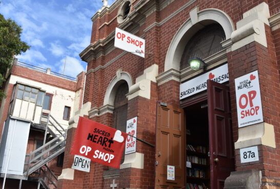 Sacred Heart Mission thrift store Melbourne