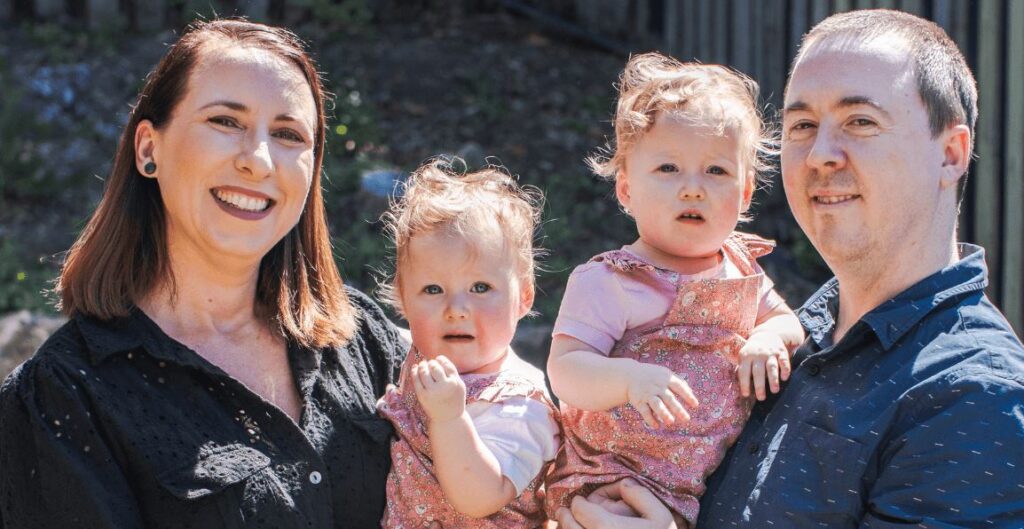 Billie and Poppy's story from Mater Mothers’ Hospital