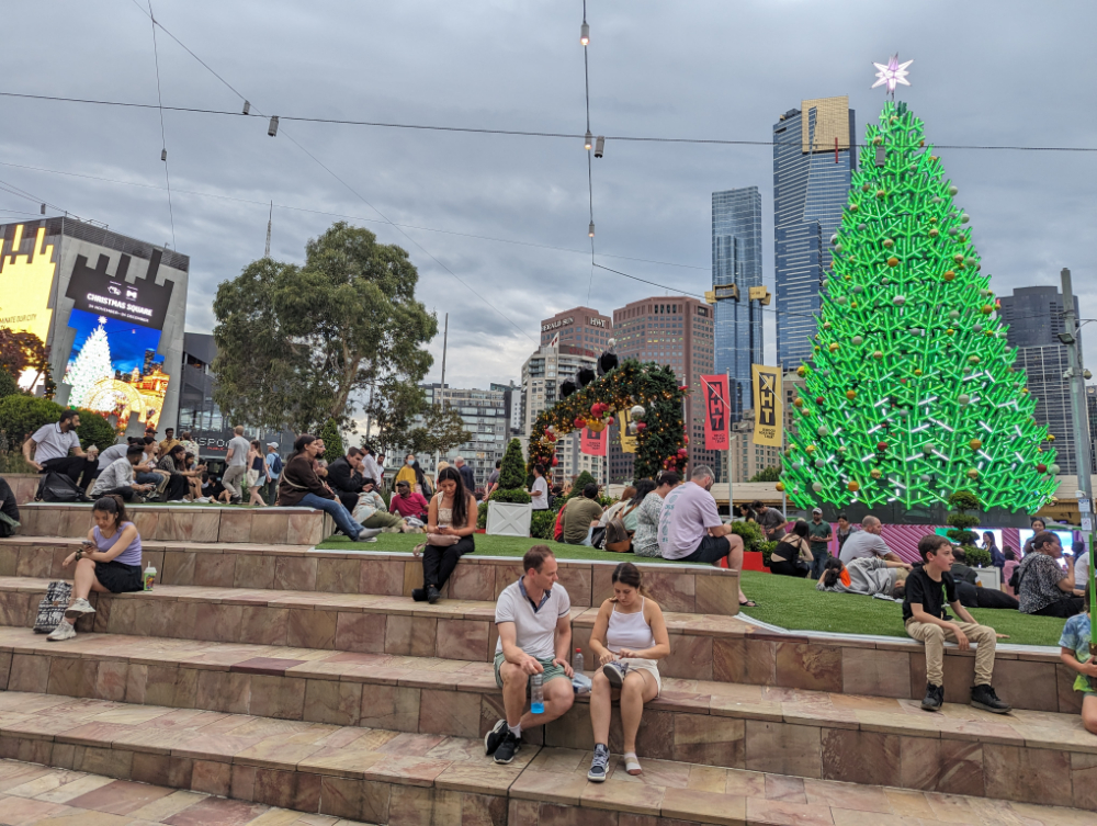 Fed Square Christmas events melbourne