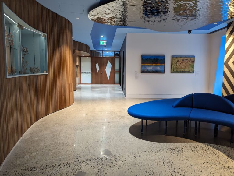 gallery foyer of koorie heritage trust