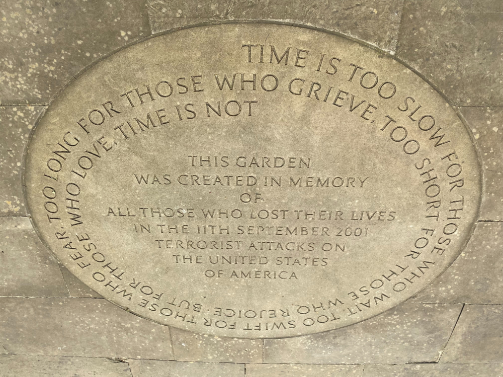 9-11 Memorial, Grosvenor Square