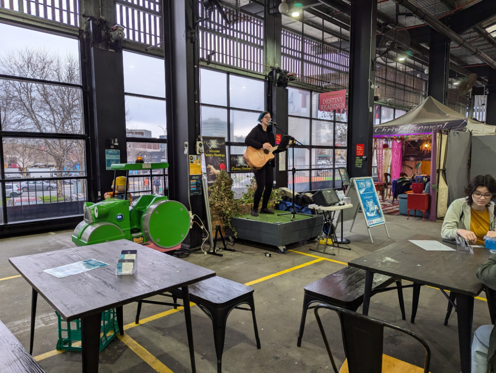 Live music at Dandenong Market - Amy Gardner