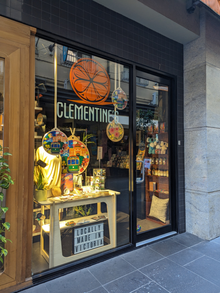 Clementines Melbourne gift stores
