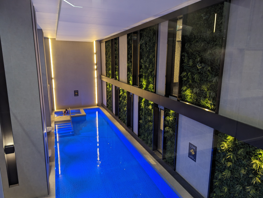 View of the swimming pool, The Dorsett Melbourne
