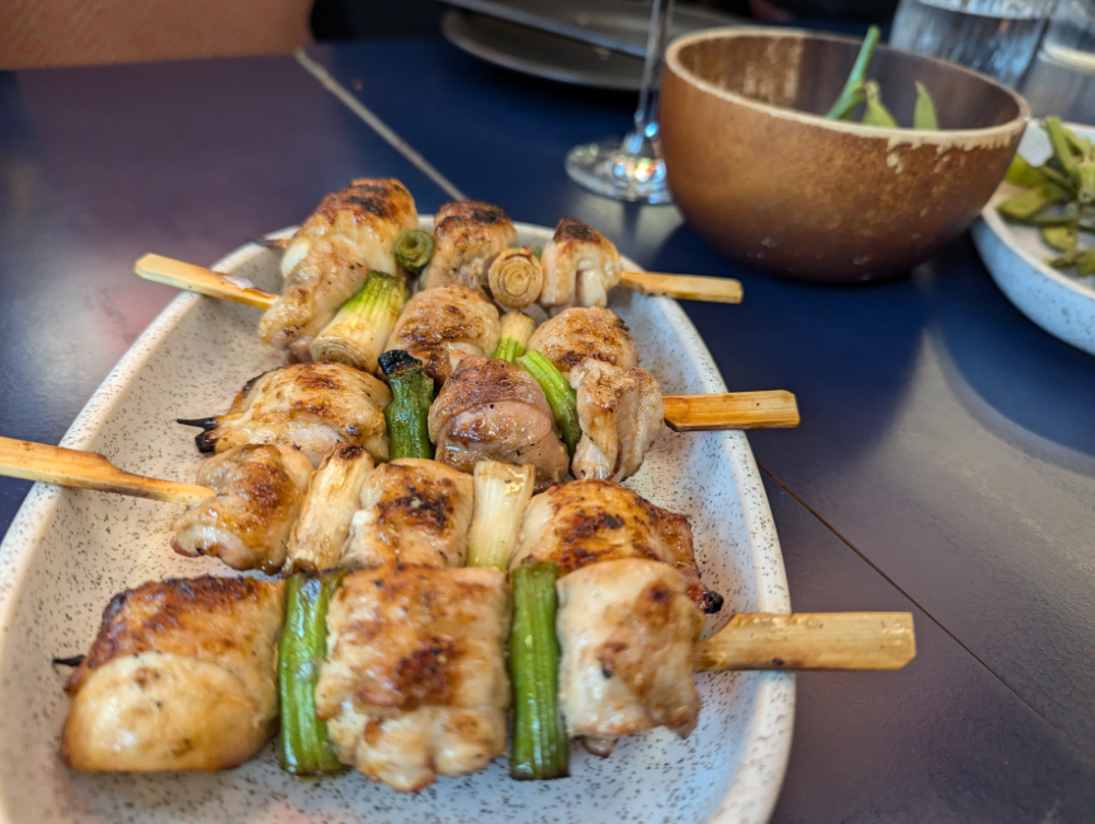 Japanese charcoal-grilled skewers, Robata Melbourne menu