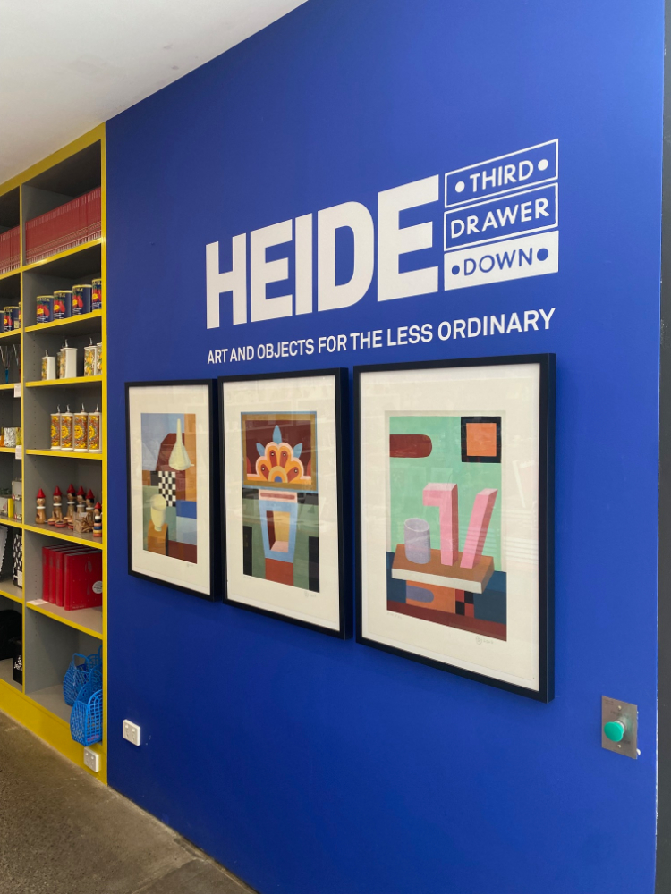 Gift shop at Heide Gallery