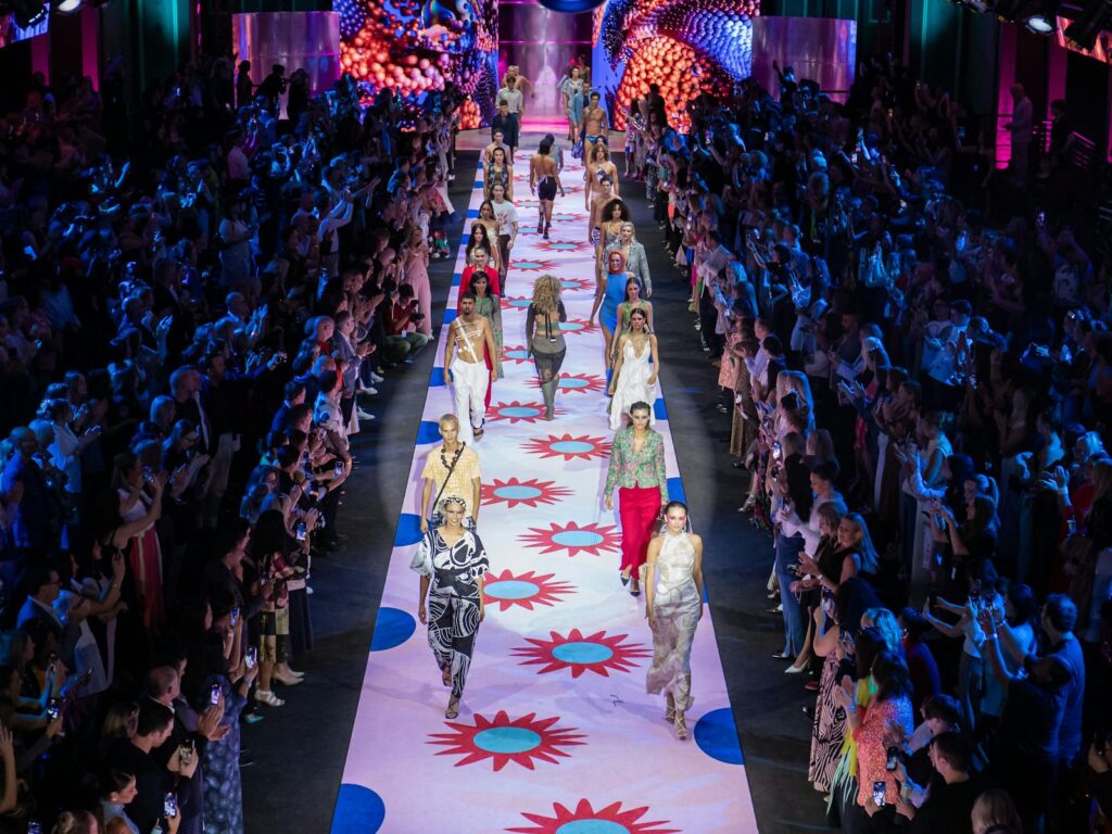 The colourful runway of Melbourne Fashion Week