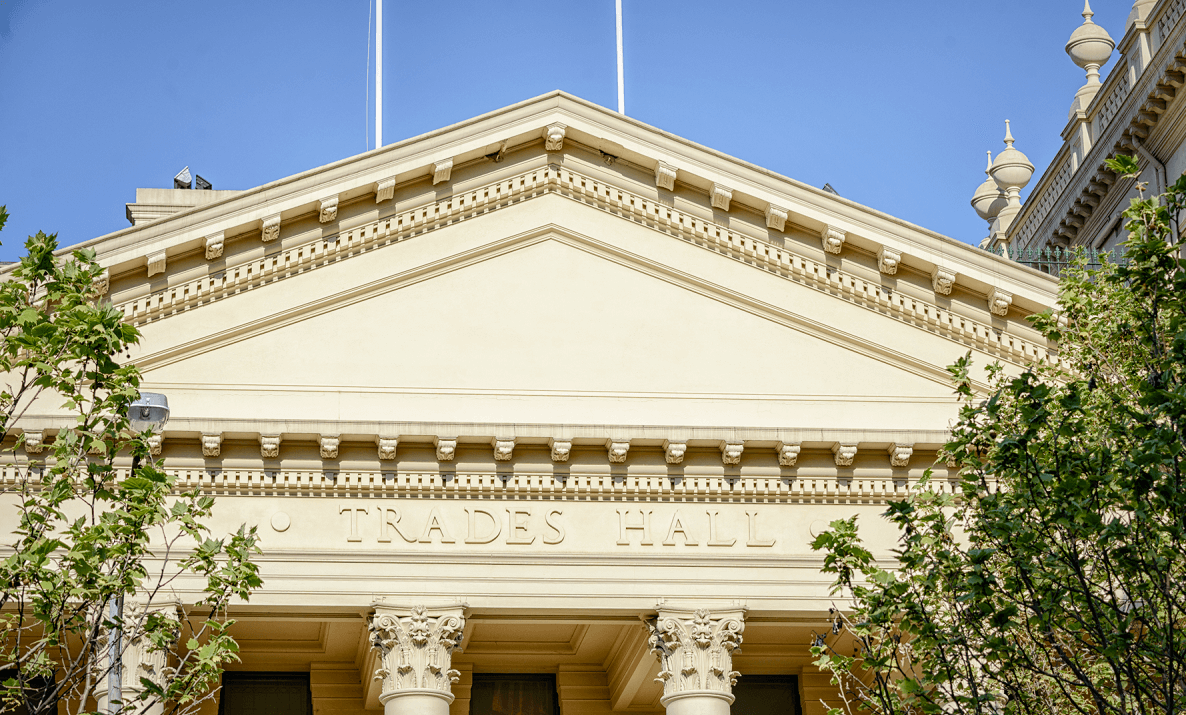 Trades Hall front view Heritage Festival