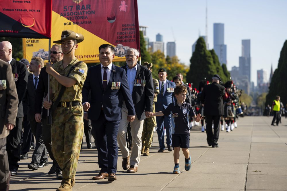 Anzac Day in Melbourne RSL Victoria image supplied