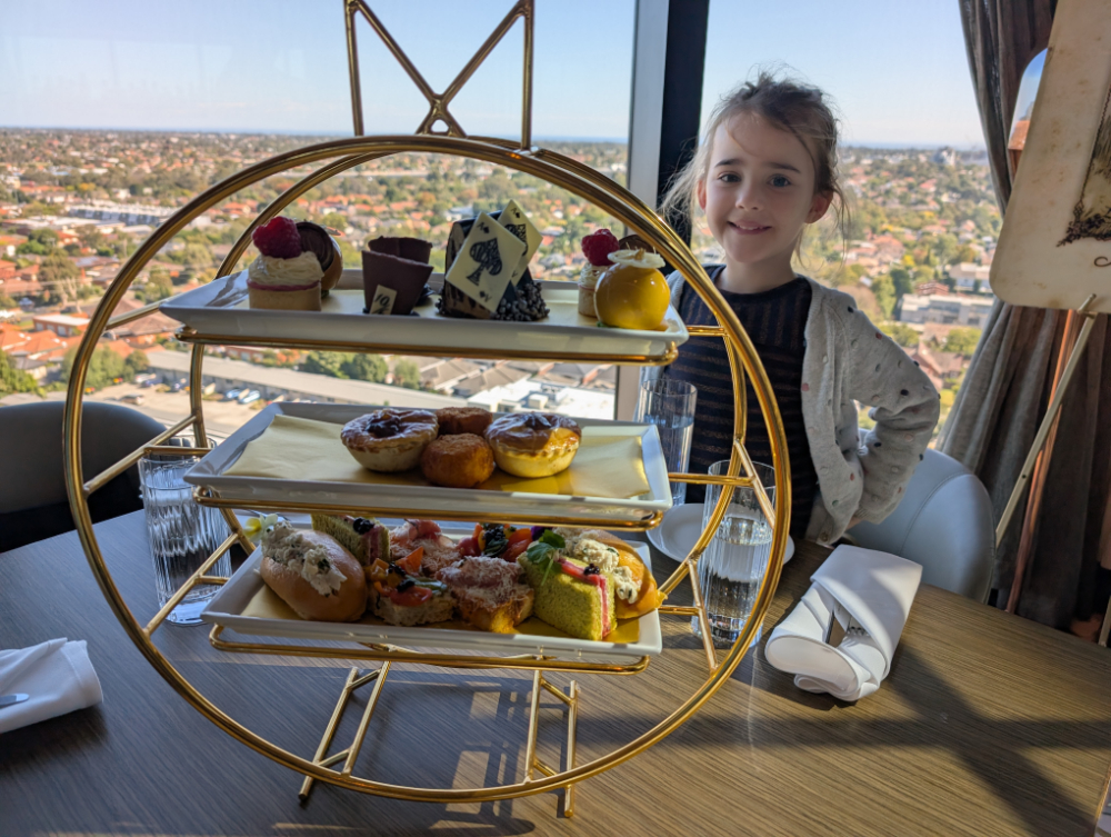 Gluten-free high tea selection at Altus Rooftop