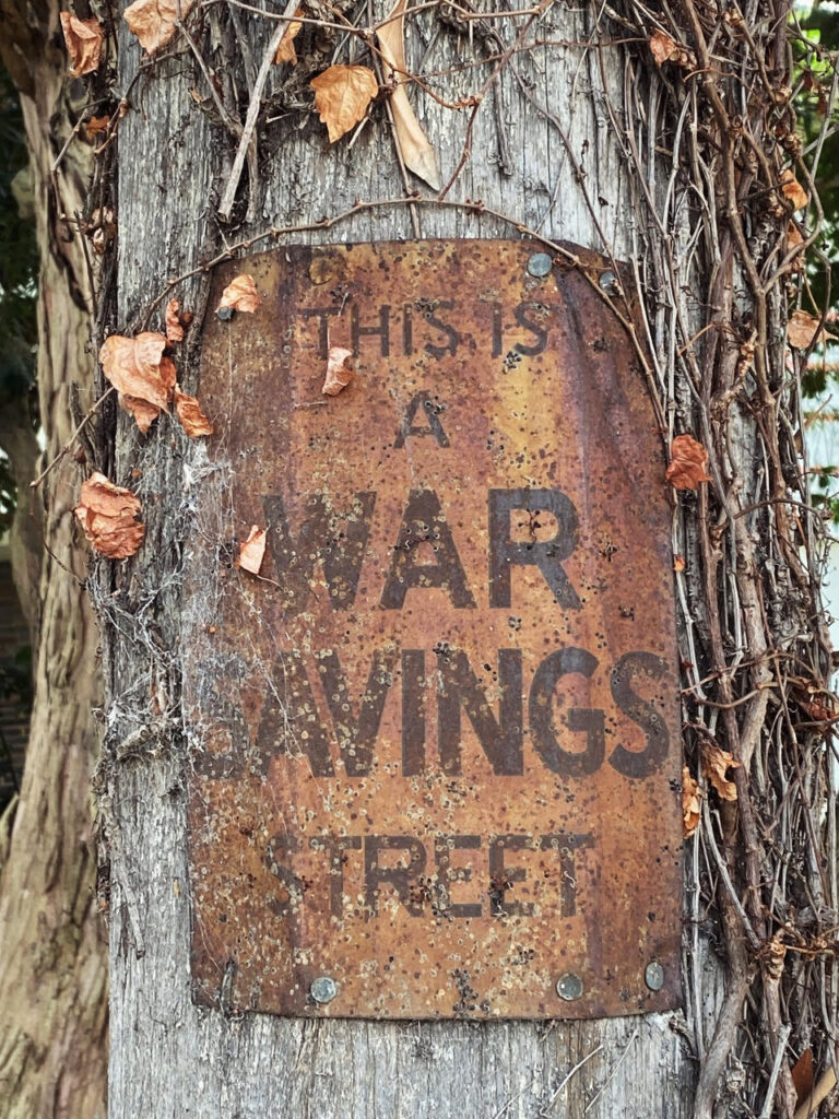 War Savings sign Ghost Sign Melb