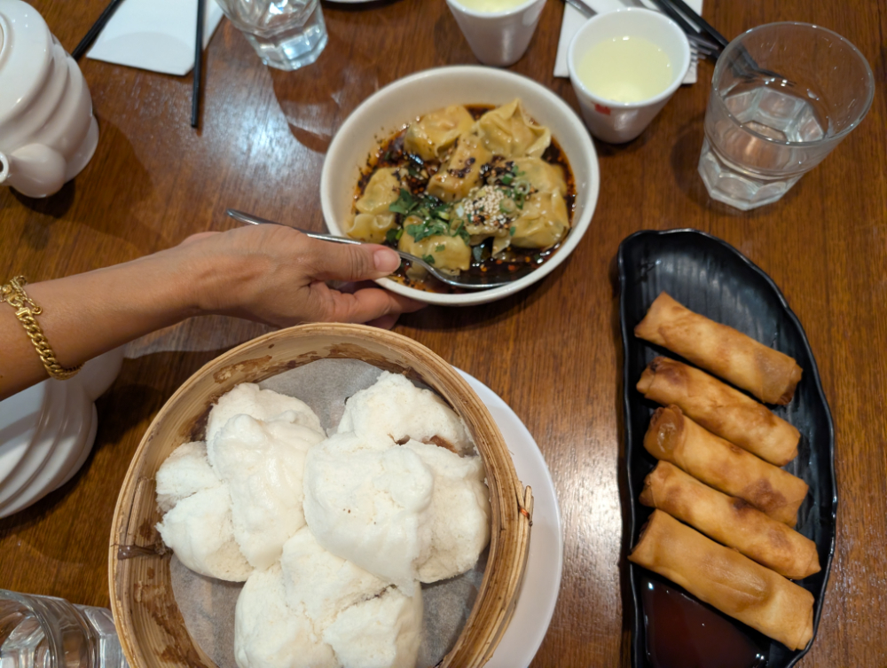 Enjoying dumplings on a Foodie Trails food tour in Melbourne