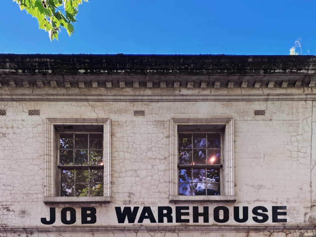 Melbourne Ghost signs: Job Warehouse