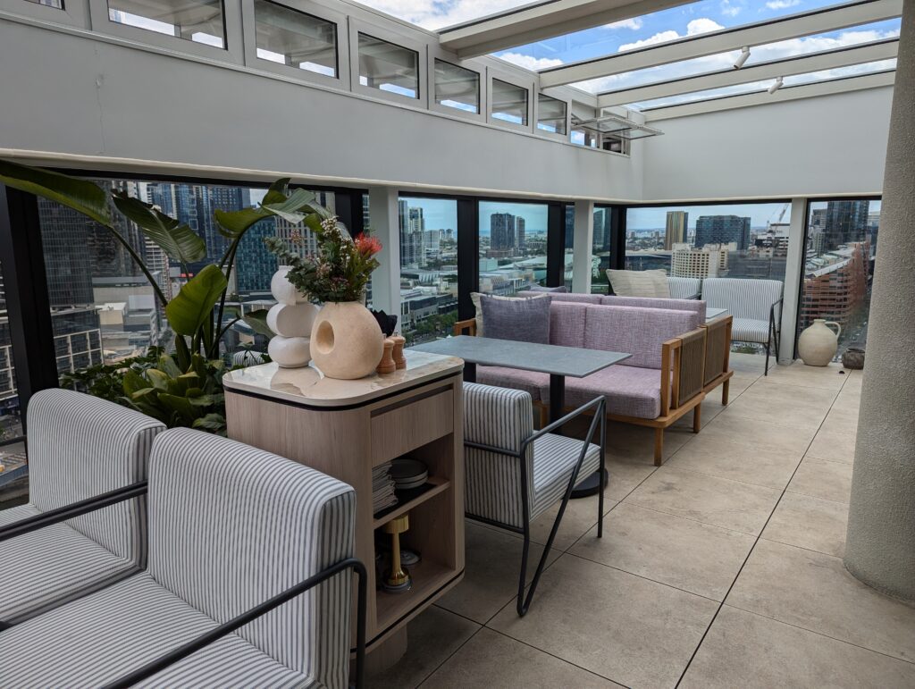 Rooftop dining Melbourne