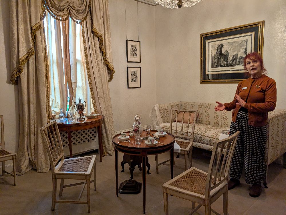 Mary our tour guide at The Johnston Collection, image by Amy Gardner