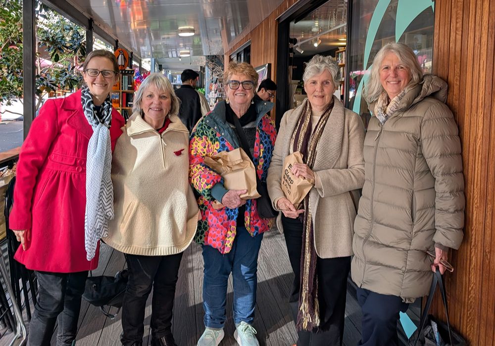 With fellow readers and contributors of Seniors in Melbourne at our inaugural reader event with Mary Martin Bookshop