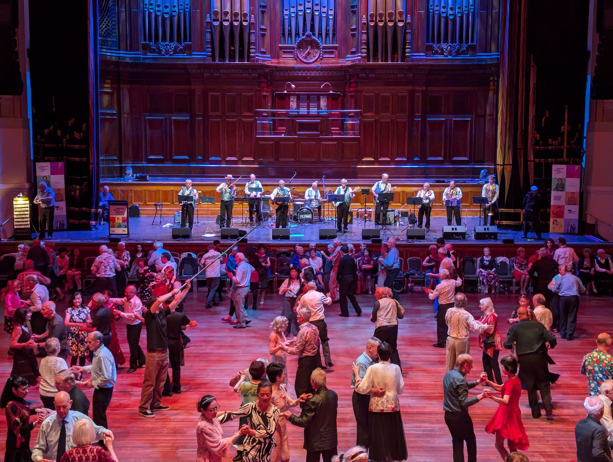 Swing, sway or just watch: the Big Band Dance at Melbourne Town Hall