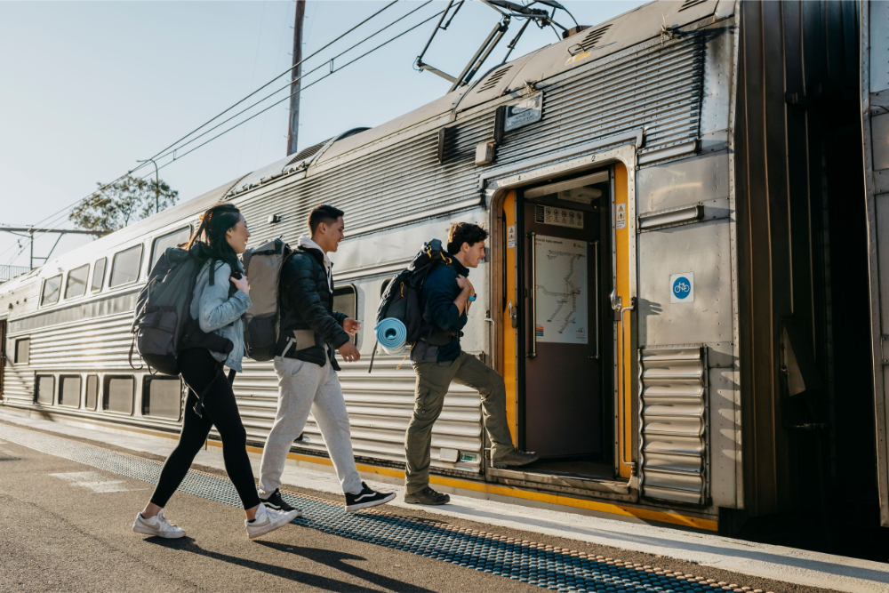 Blue Mountains by Train